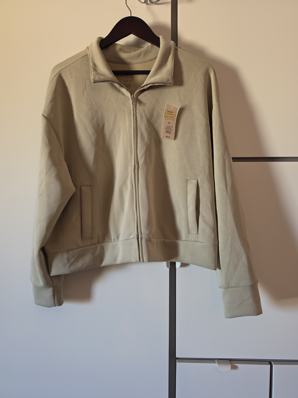 Women's Zip-Front Jacket in Light Sage